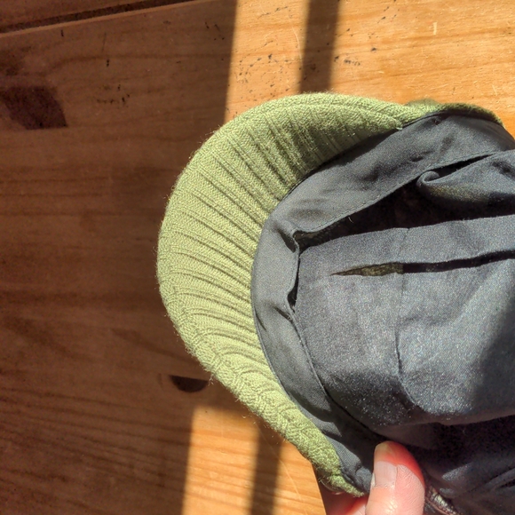 Manhattan Hat Company David & Young Multicolor Chartreuse Cabbie Hat, OS - Picture 7 of 10